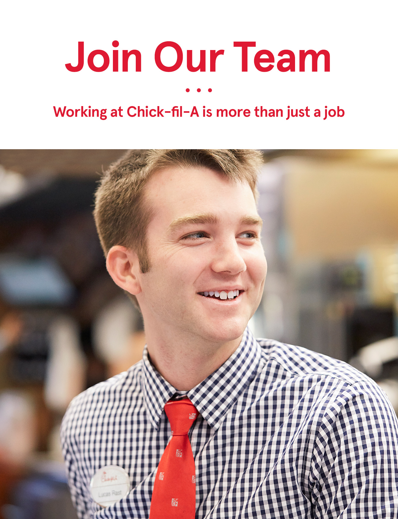 Chick fil A Operator Website Home Page