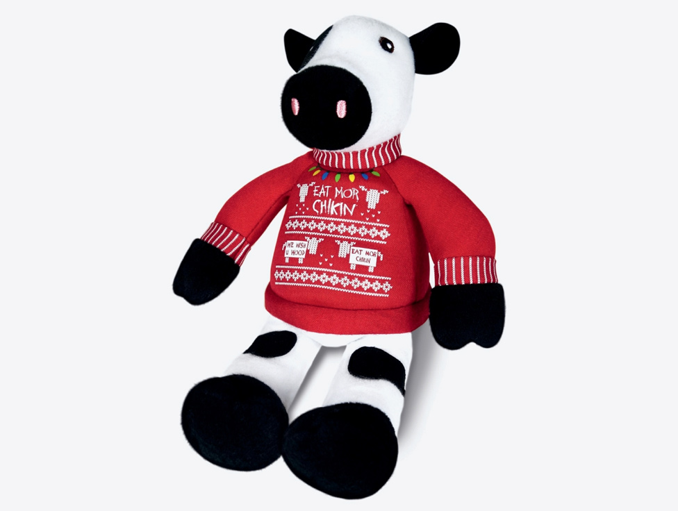 chick fil a stuffed cow christmas 2020